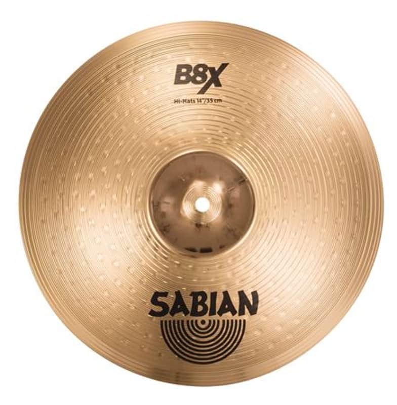 Sabian B8X 14 Inch Hi Hats Pair image 1