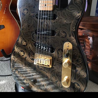 Fender James Burton US Signature Telecaster 1990 - 2006 - Black with Gold Paisley image 16