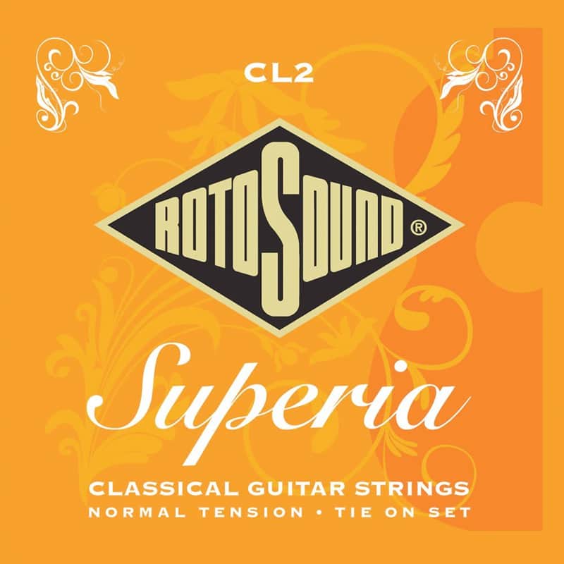 Rotosound CL2 Superia Copper Silver Tie End Classical Guitar Strings - Normal Tension (28 - 45) image 1
