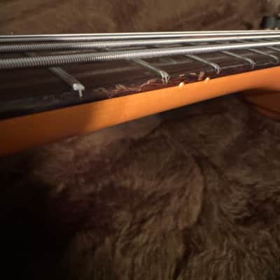 Fender American Deluxe Zone Bass 2001 - 2006 - Amber image 11