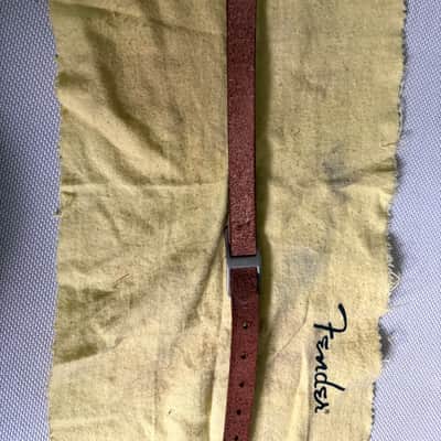Fender Leather strap original 1965 - Black image 3