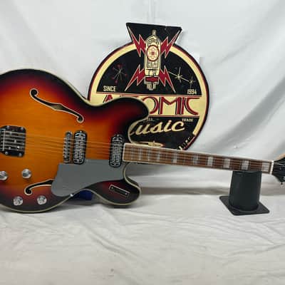 Welson 1960s DS2 Vintage Hollow Body Electric Guitar image 1