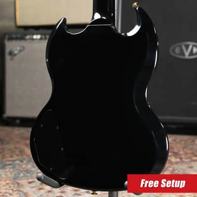 Gibson SG Modern Supreme Electric Guitar - Ebony with Hardshell Case image 2