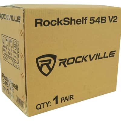 Pair Rockville RockShelf 54B 360w Black 5.25" Home Theater Bookshelf Speakers/4 Ohm image 10