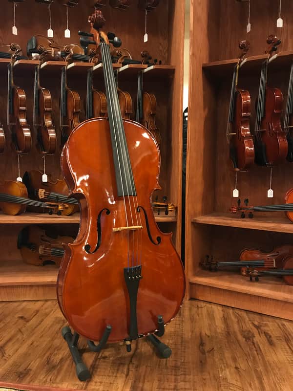 D Z Strad Student Cello Model 101 w/ Case & Bow (1/16-4/4) image 1