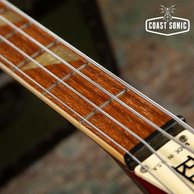 1991 Rickenbacker 4003 Bass w/ Bartolini TCT Preamp, Fireglo, Made in USA, with case image 12