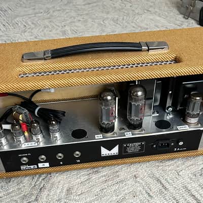Morgan Amplification Goat JS40 Tube Head Super Reverb w/ 3 knob Spring Reverb Rare ! - Tweed image 13