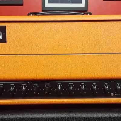 Friedman SS-100 V2 Steve Stevens Signature 2-Channel 100-Watt Guitar Amp Head 2024 -Orange Tolex image 1