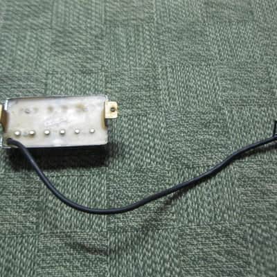 used 2004 Ibanez Super 58 Bridge HB pickup, Chrome, Indonesia, Ceramic (7.82k) SP-58-R, the R stands for rear which is bridge (but can go in Neck position, Ibanez pickup modeled after PAF) 4 conductor +springs/screws, SP-58 image 21