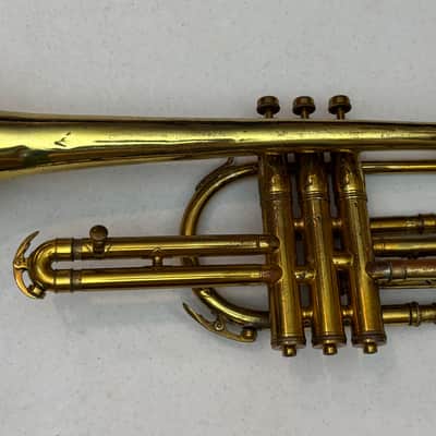 King HN White Cleveland Cornet Early 1950's - Lacquer image 3