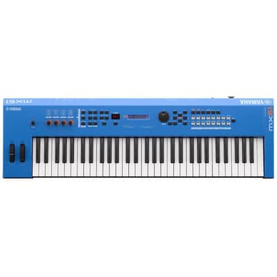 Yamaha MX61 Music Synthesizer - Blue image 4