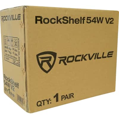 2 Rockville RockShelf 54W 360w White 5.25" Home Theater Bookshelf Speakers/4 Ohm image 9