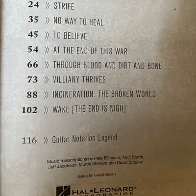 Trivium - Vengeance Falls - Guitar Tab / Tablature Book image 3
