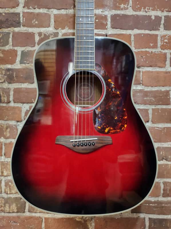 Yamaha FG720S-DSR Acoustic Guitar Converted Electro-Acoustic