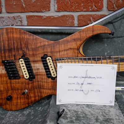 Carillion Guitars Polaris 7-String Tasmanian Blackwood Top Danish Oil 2023 w/OHSC image 18