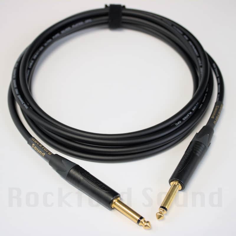 Van Damme XKE Pro Studio Guitar Cable | 5 FT | Straight to Straight Gold Neutrik image 1