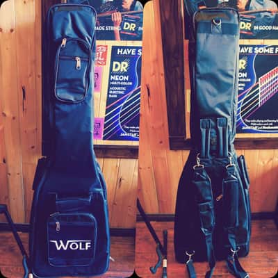Wolf 5 String Jazz Bass Transparent Red Bass 2016 w/ Gigbag image 12