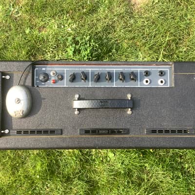 Vox AC-15/T Twin 2-Channel 15-Watt 2x12" Guitar Combo 1963 - 1965 - Black with Brown Diamond Cloth image 2