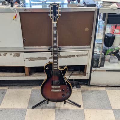 Cortez Les Paul Style Electric Guitar - Vintage Sunburst, Lawsuit Era Copy, Block Inlays image 1