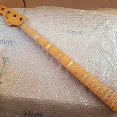 70's FENDER LEFT HAND JAZZ BASS NECK USA image 7
