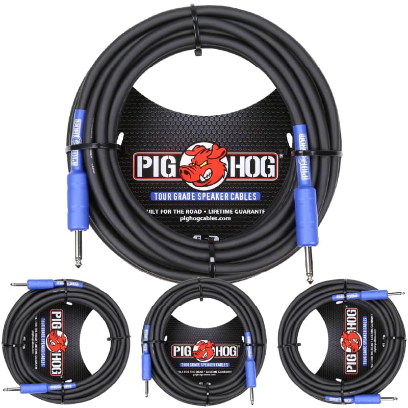 New - Pig Hog PHSC50 50ft Tour Grade Speaker Cable 14 Gauge 1/4" to 1/4" image 1