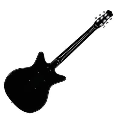 Danelectro 59 NOS+ Electric Guitar Black D59M-PLUS Left Handed Black Lefty image 2