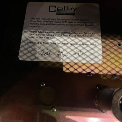Colby Amplification 100w Super Bass - From The Collection of Michael Landau! image 15