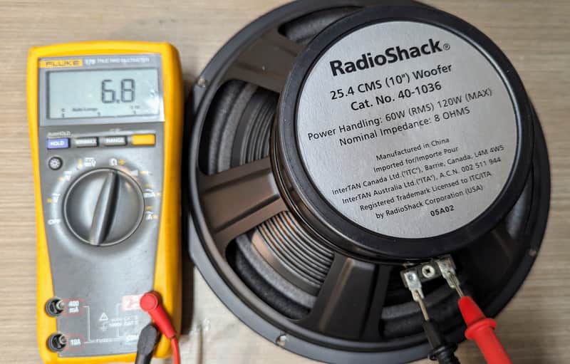 Radio Shack 10" Woofer/ Excellent/ Tested image 1