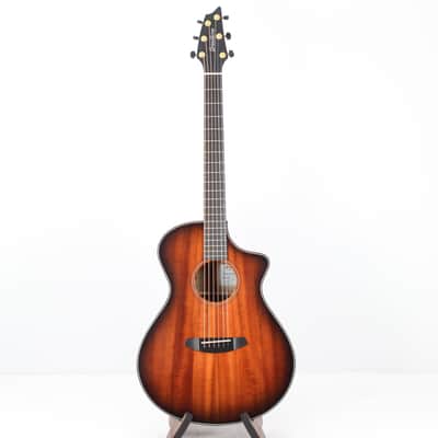 Breedlove Oregon Concert CE Bourbon Burst, Myrtlewood/Myrtlewood image 15