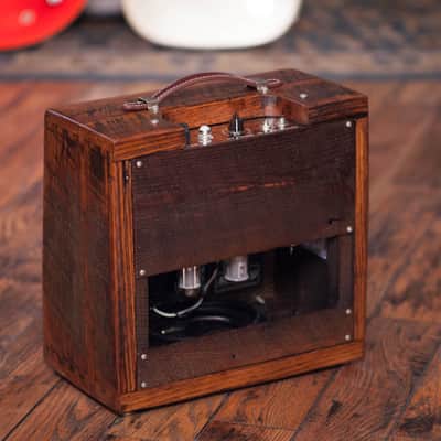 Deluxe Amplification Handwired Barnwood 5F1 Champ Barnwood image 2