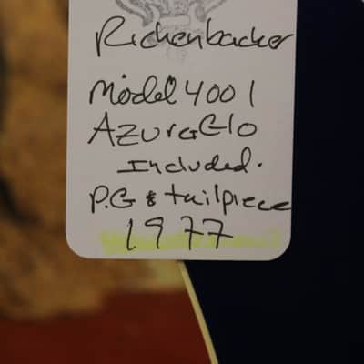 1977 Rickenbacker 4001 – Azureglo image 11
