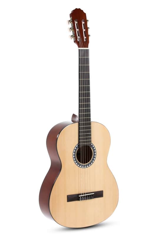 GEWA Basic Plus 4/4-Size Classical Guitar – Natural High-Gloss Finish image 1