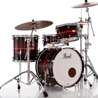 Pearl Reference One 3 Piece Shell Pack - 20" Bass Drum NATURAL BANDED REDBURST image 1