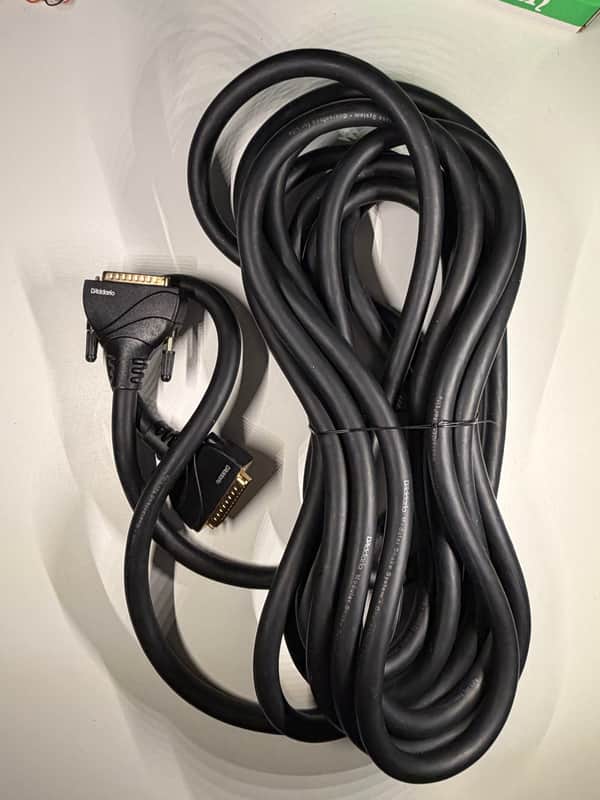 D'Addario PW-DB25MM-25 Planet Waves Modular Snake DB25 Core Cable - 25' 2008 - 2020 - Black image 1