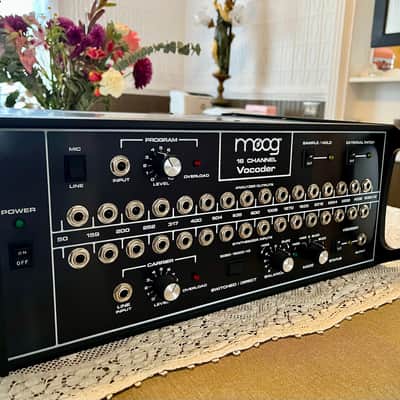 Moog 16 Channel Vocoder Bode Reissue 2020 - Black image 2