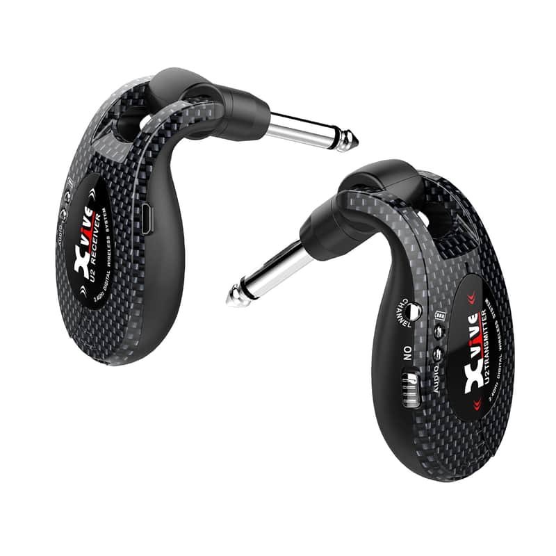 Xvive U2/CARBON Guitar Wireless System - Carbon image 1