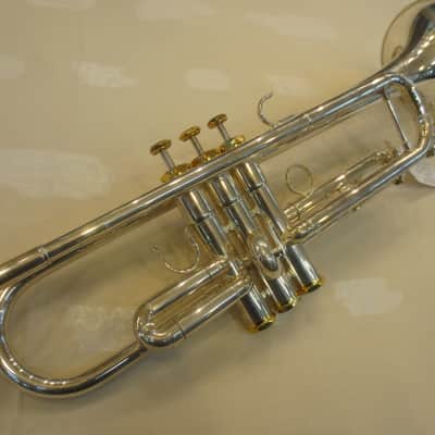 Musikwerks Pro Quality NEW Trumpet-Silver Plated-Abalone Buttons-Smooth Action! image 7