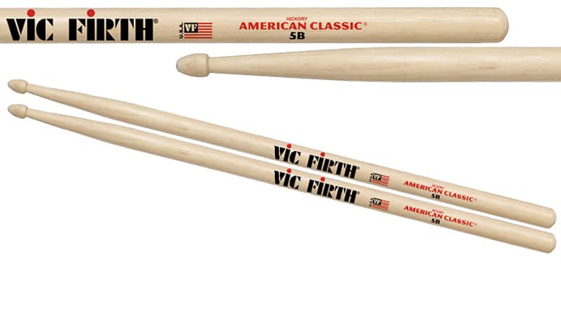 Vic Firth 5B American Classic drum stick! 12 Pairs! Lowest U.S prices~