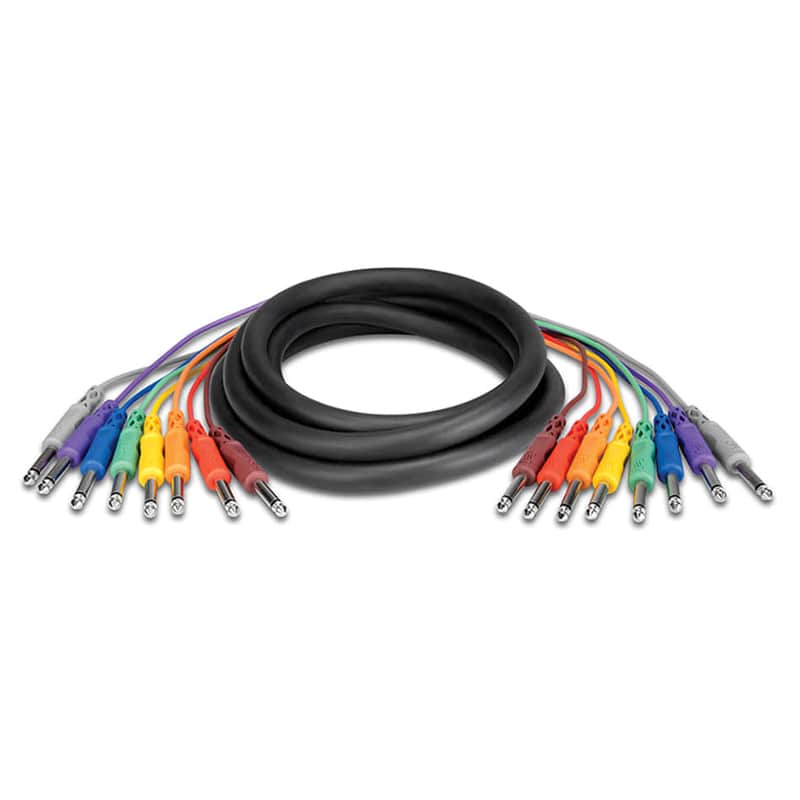 Hosa CPP801 CPP801 8 1/4" TS Patch Snake - 1 Meter image 1