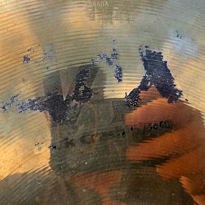 Sabian 15" AAX Dark Crash Cymbal - Small keyhole cracks image 2