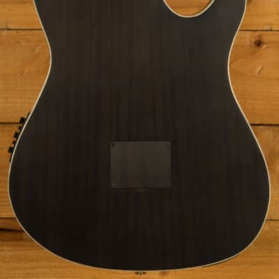 Ibanez TOD10NL Tim Henson/Polyphia Electro-Nylon - Walnut - Transparent Black Flat - Left-Handed image 4