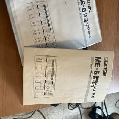 Boss ME-6 Guitar Multiple Effects Pedal 1992 - 1995 - Black and Blue image 5