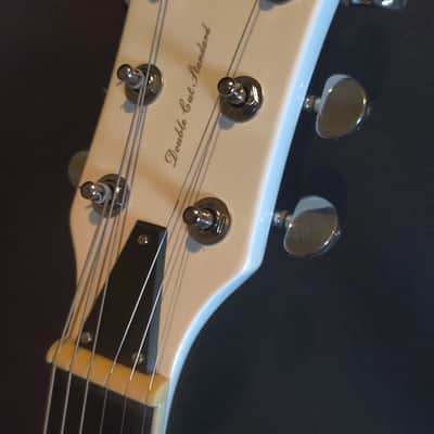 Leo Jaymz- Gloss White Double Cut Guitar/ Free Shipping/Fully set up/ Outstanding Value image 3