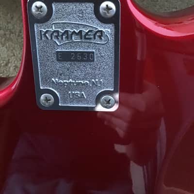 *Very Rare* Vintage Kramer USA Pacer 1980s Candy Apple Red Gloss Floyd Rose Seymour Duncan Schaller image 2