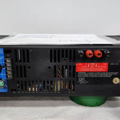 QSC Vintage Series One Model 1200, 100 watts 8 Ohms, Convection (No Fan) made in USA image 3