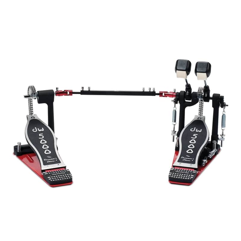 DW DWCP5002TD4 5000 Series Turbo Double Bass Drum Pedal w/ Bag image 1