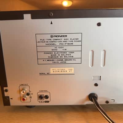 Pioneer PD-F505 CD Player Changer 25 Disc File - Serviced & Cleaned W/ Remote🔥 image 12