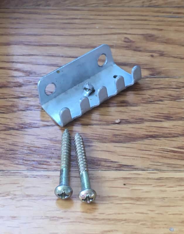 Vintage Style Strat Fender Aged Relic Tremolo Bridge Part Claw Strat Mount Plate image 1