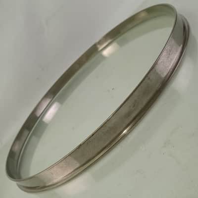 Ludwig&Ludwig 12" Single-Flange Tom Drum NOB Batter Rim/Hoop Brass Nickel Brass image 2