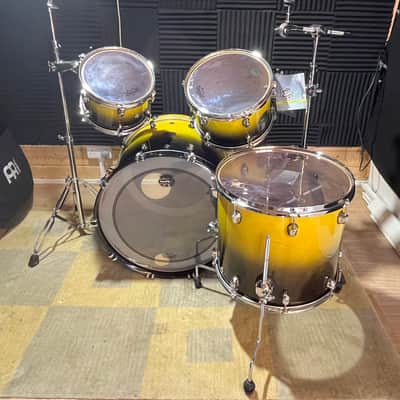 Mapex SR529XU Saturn Rock 10x7/12x8/16x14/22x18" 4pc Shell Pack 2021 - Present - Sulphur Fade image 4